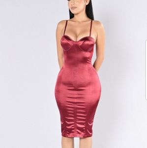 Fashion Nova satin dress